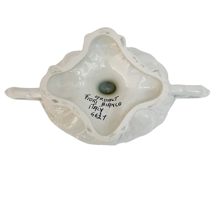Italian Whiteware Tureen With Ladle and Underplate