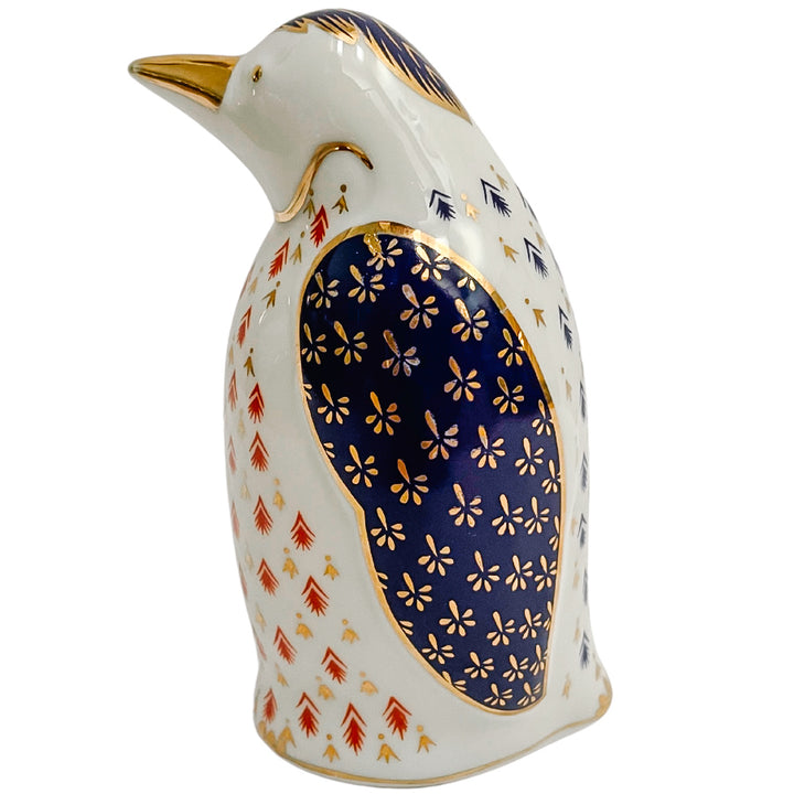 Vintage Japanese Imari Porcelain Penguin Paperweight