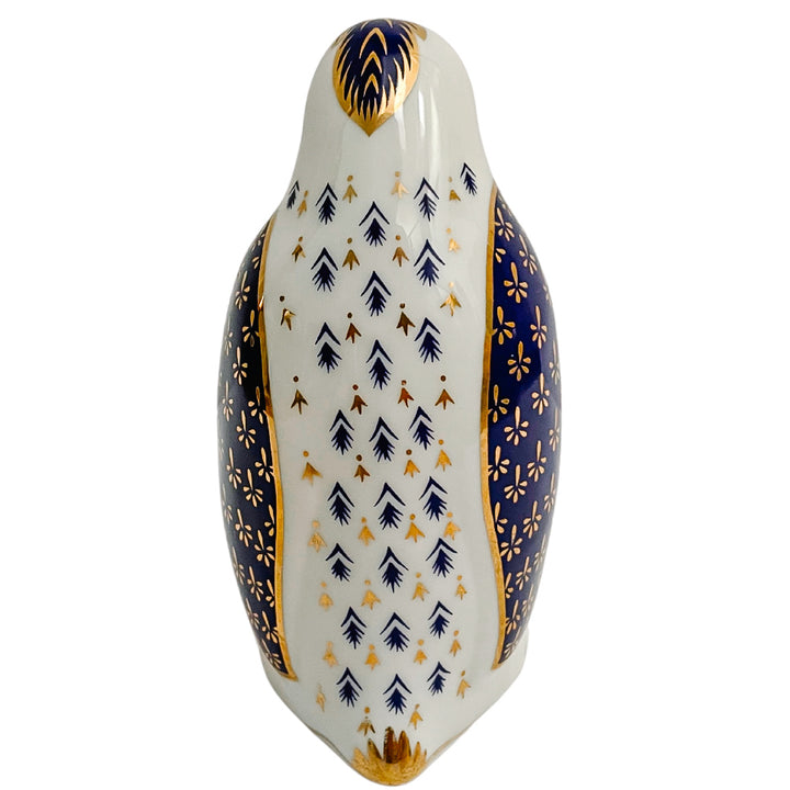 Vintage Japanese Imari Porcelain Penguin Paperweight