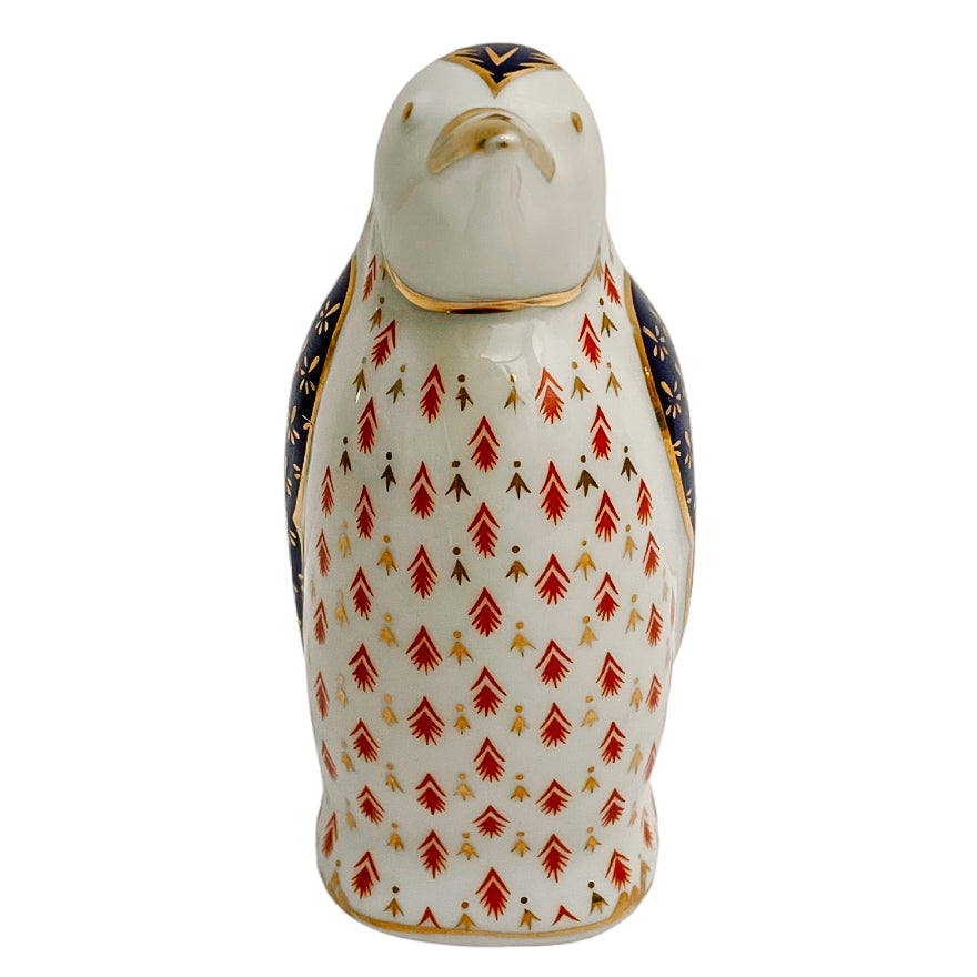 Vintage Japanese Imari Porcelain Penguin Paperweight