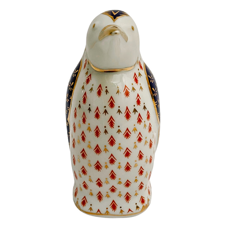 Vintage Japanese Imari Porcelain Penguin Paperweight