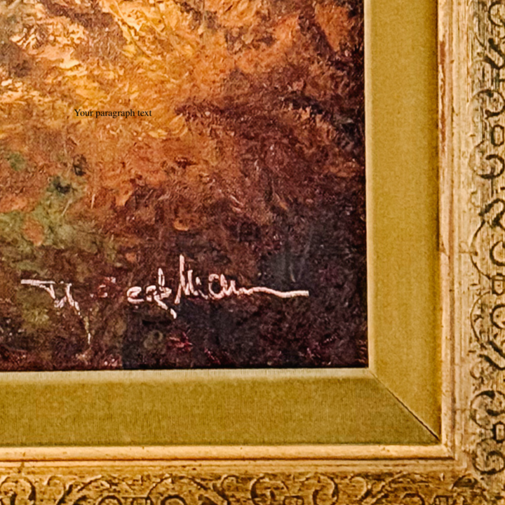 Vintage Large Scale English School Equestrian Fox Hunt Oil Painting in Giltwood Frame, Signed