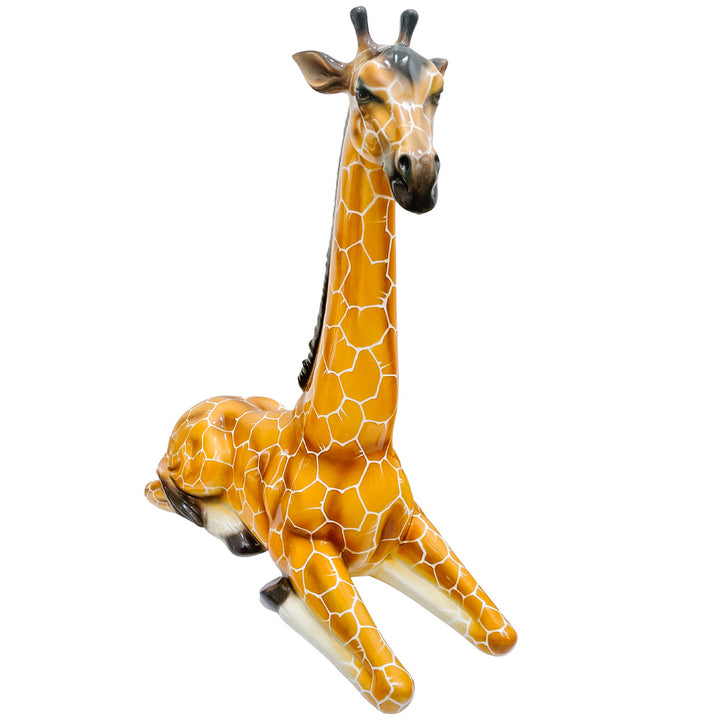 Vintage Large Scale Italian Capodimonte Porcelain Giraffe Sculpture