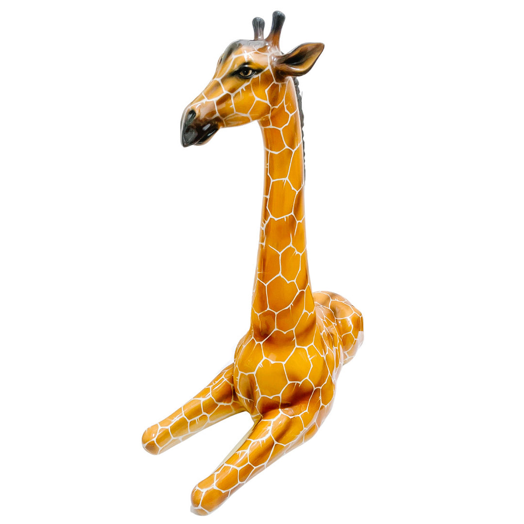 Vintage Large Scale Italian Capodimonte Porcelain Giraffe Sculpture