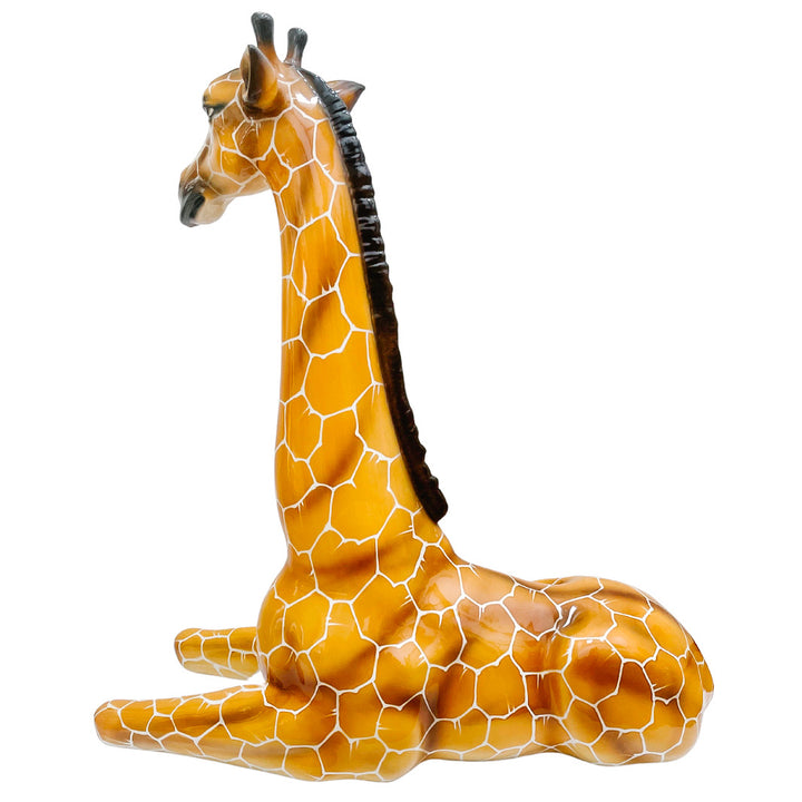 Vintage Large Scale Italian Capodimonte Porcelain Giraffe Sculpture