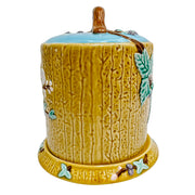 Vintage Majolica Cheese Dome by Seymour Mann