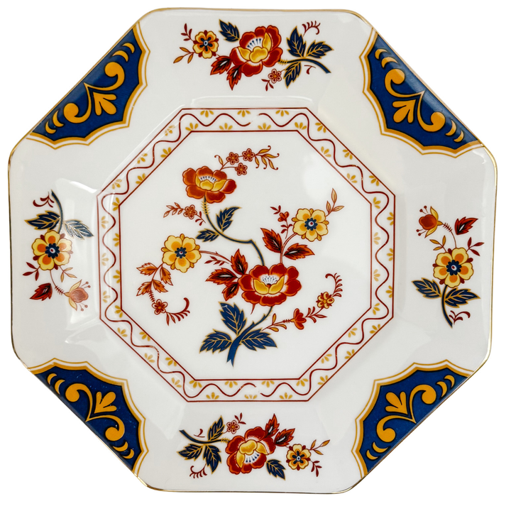 Vintage Mikasa Far East Imari Octagonal Dinnerware Set for 8