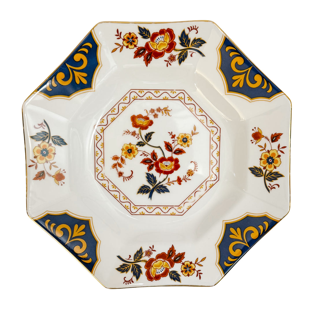 Vintage Mikasa Far East Imari Octagonal Dinnerware Set for 8