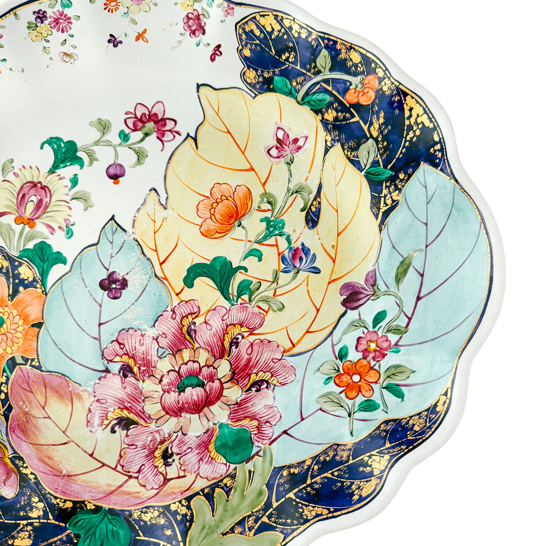 tobacco leaf china Vintage Andrea by Sadek Plate: Scalloped Enamel Dish The joyous exuberance of the Tobacco Leaf pattern is undiminished by time Tobacco Leaf is Universally Loved.