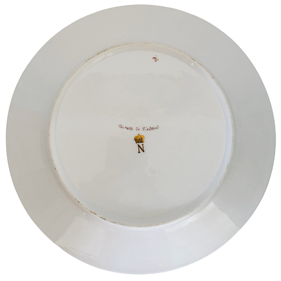 Vintage Capodimonte Napoleonic Cabinet Plate