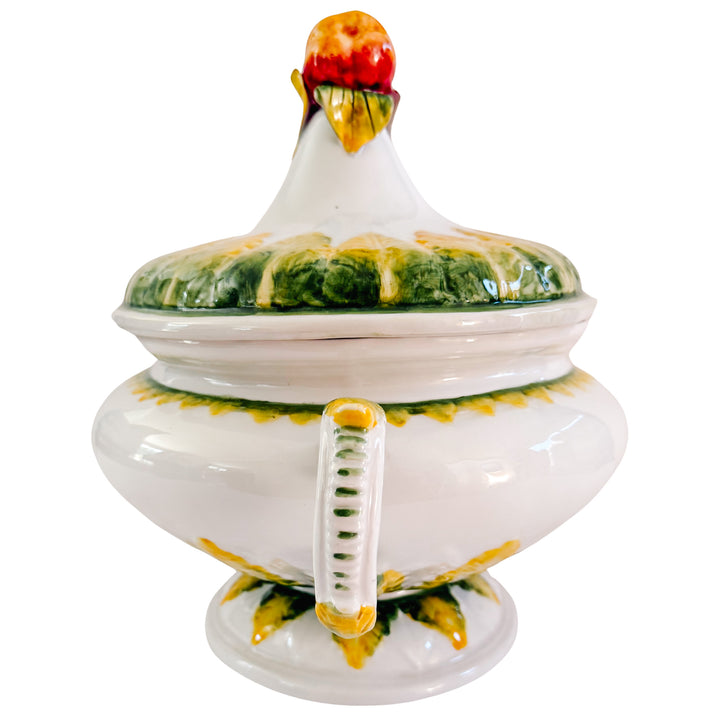 Vintage Nove Italy Lidded Soup Tureen With Ladle