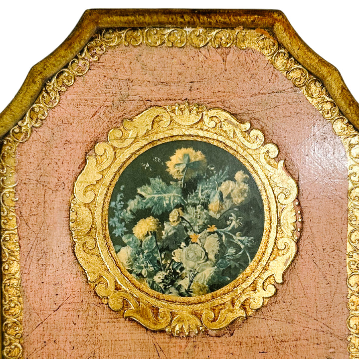 Vintage Pair of Italian Florentine Wall Hangings 