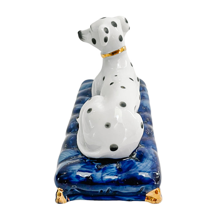 Vintage Pair of Staffordshire Dalmatians on Pillows