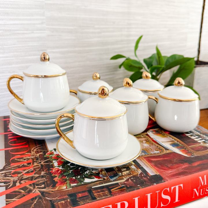 Vintage Pots De Creme Set by Andrea by Sadek