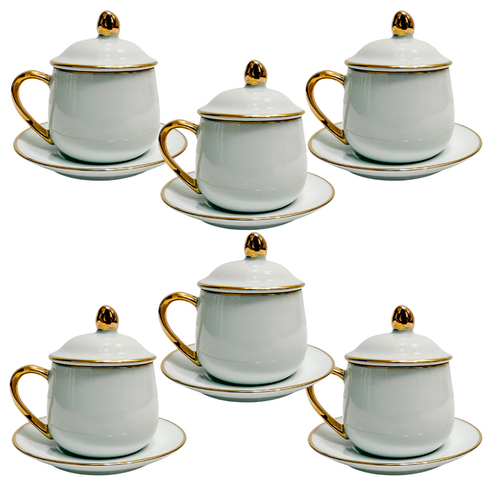 Vintage Pots De Creme Set by Andrea by Sadek