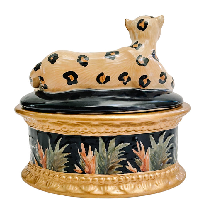 Vintage Raymond Waites Leopard Box
