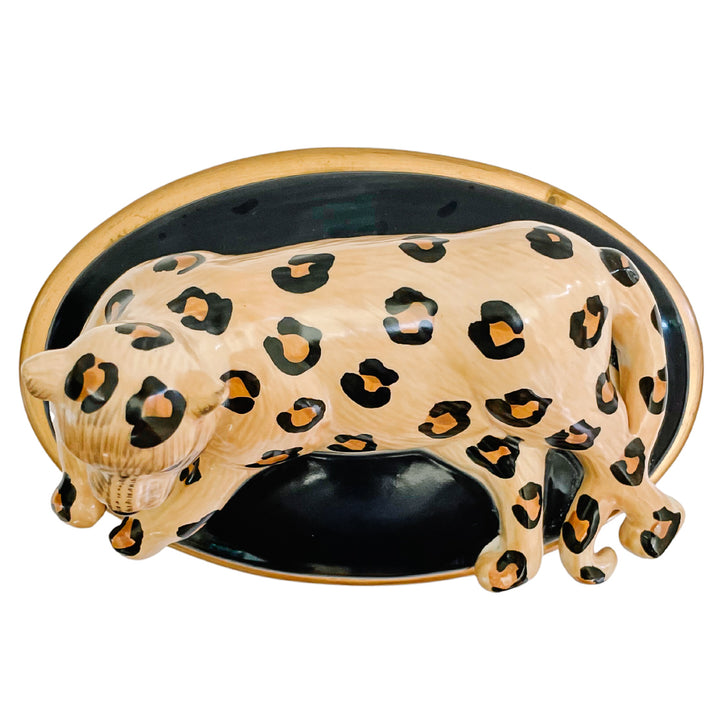 Vintage Raymond Waites Leopard Box