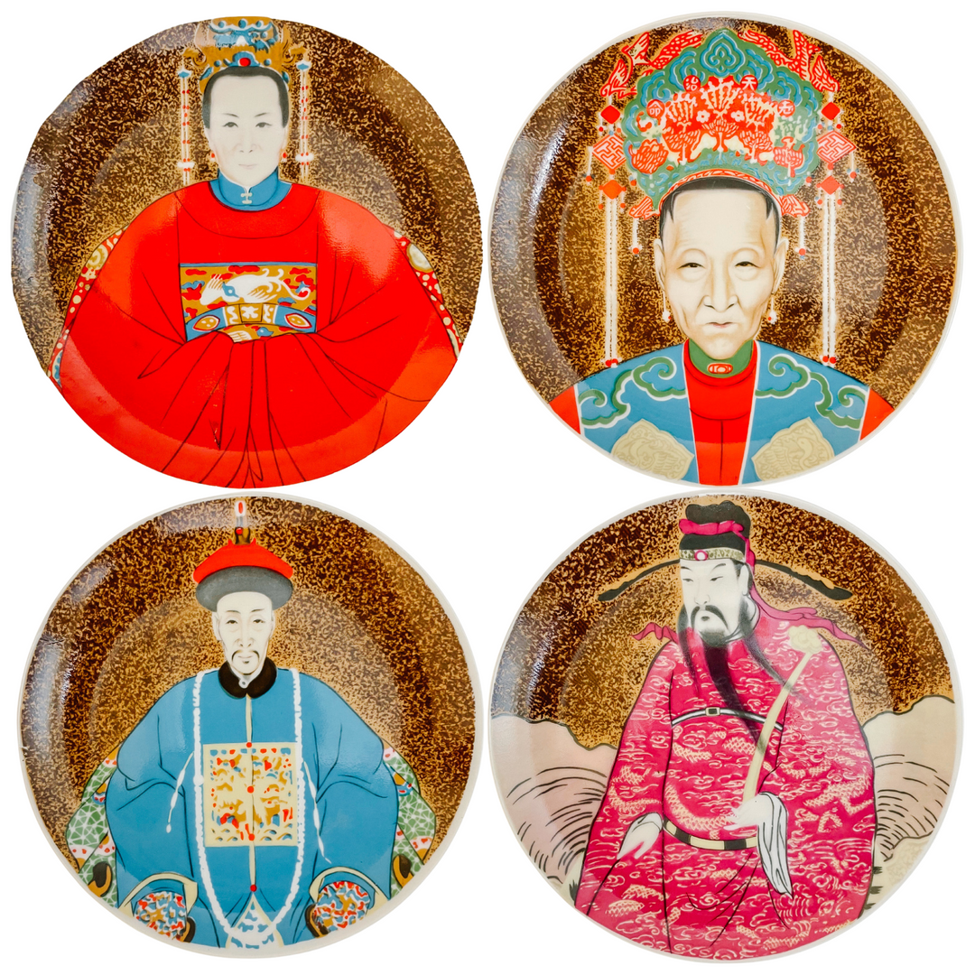 Vintage Seymour Mann Mandarin Dynasty Decorative Plates