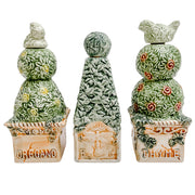 Vintage Silvestri Spice Jars Topiary Set