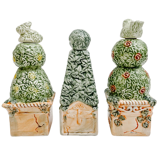 Vintage Silvestri Spice Jars Topiary Set