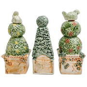 Vintage Silvestri Spice Jars Topiary Set