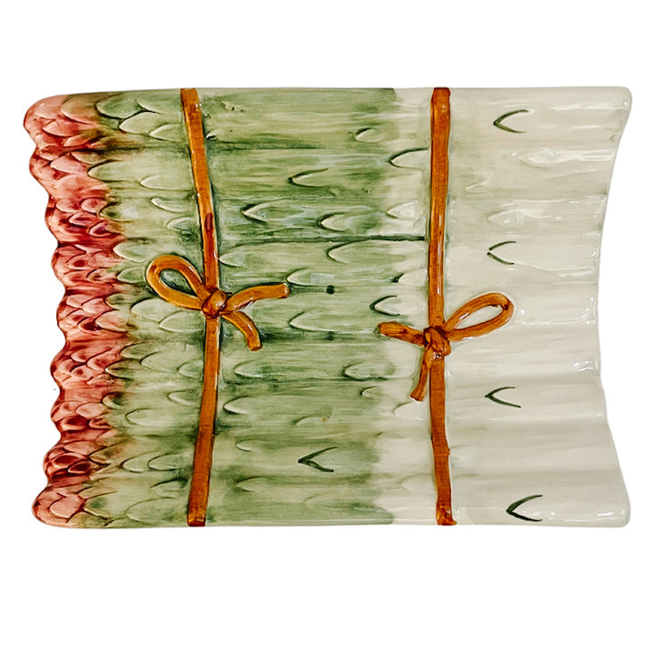 Vintage Small Olfaire Portugal Asparagus Platter