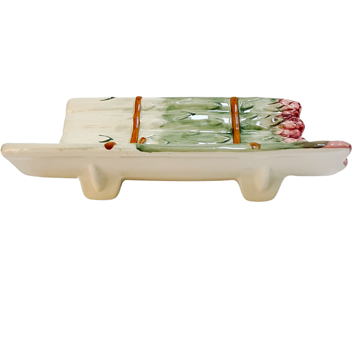 Vintage Small Olfaire Portugal Asparagus Platter