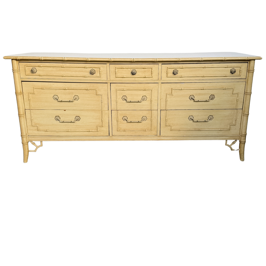 1970 Thomasville Allegro Faux Bamboo Dresser Sideboard or Credenza – House of Andaloo 1970 Thomasville Allegro Faux Bamboo Dresser Sideboard or Credenza – House of Andaloo
