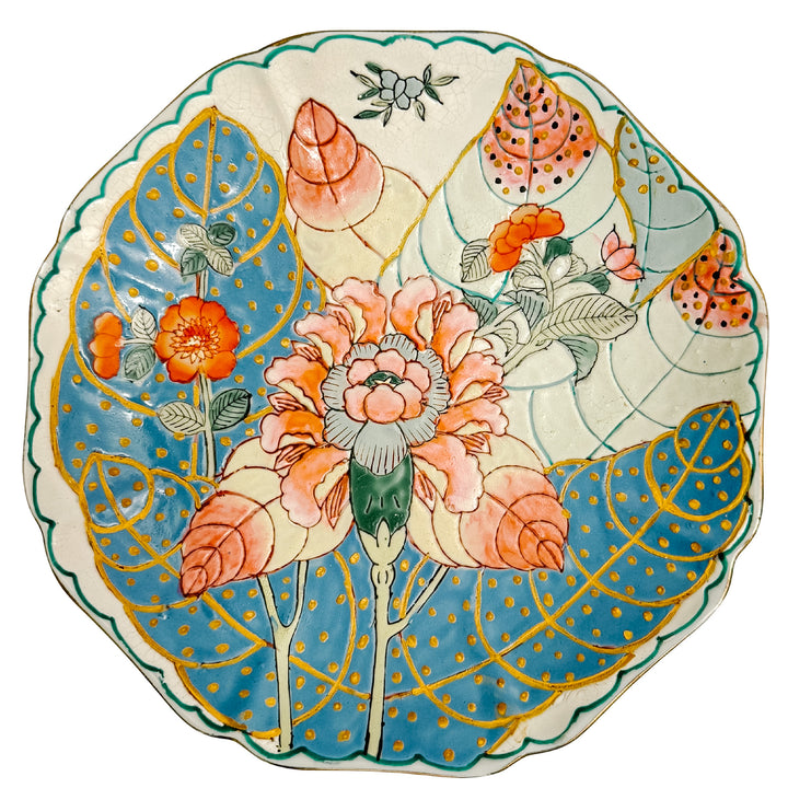 Vintage Tobacco Leaf Plate by Andrea By Sadek
