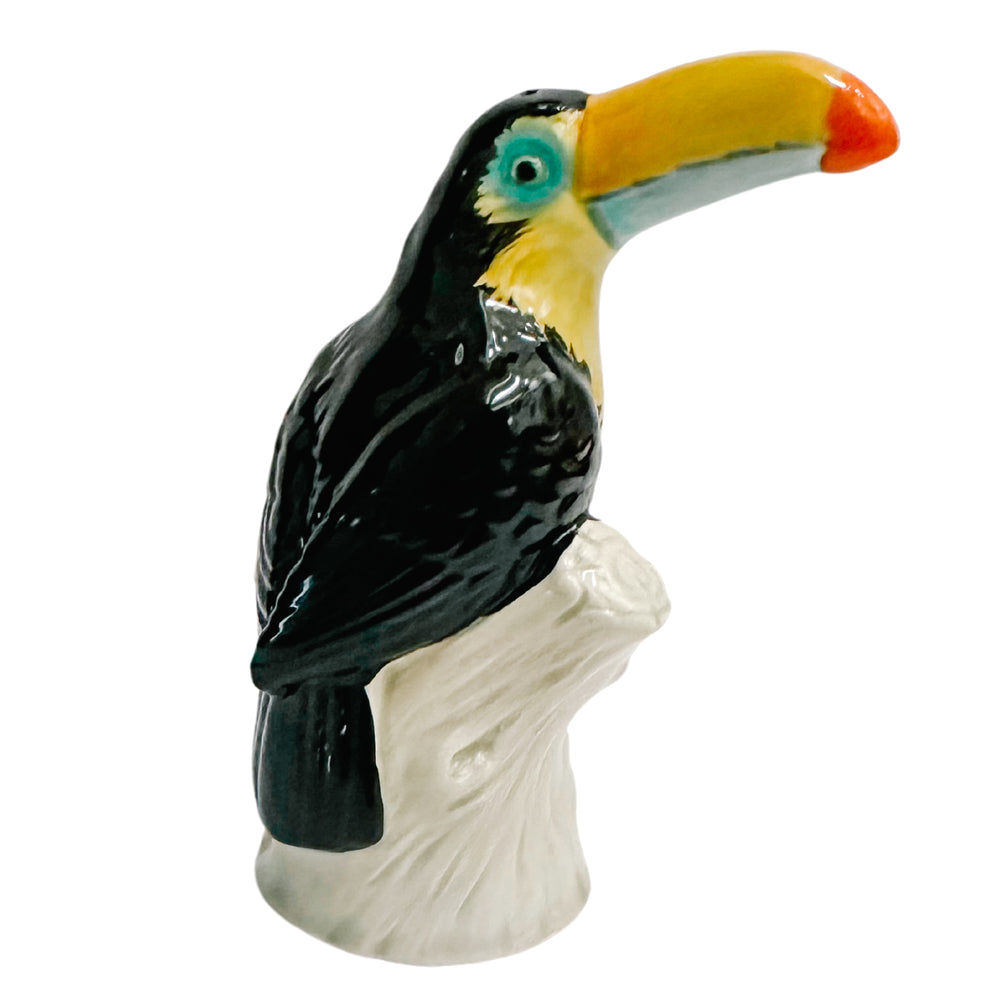 Vintage Japanese Porcelain Toucan Salt & Pepper Shakers