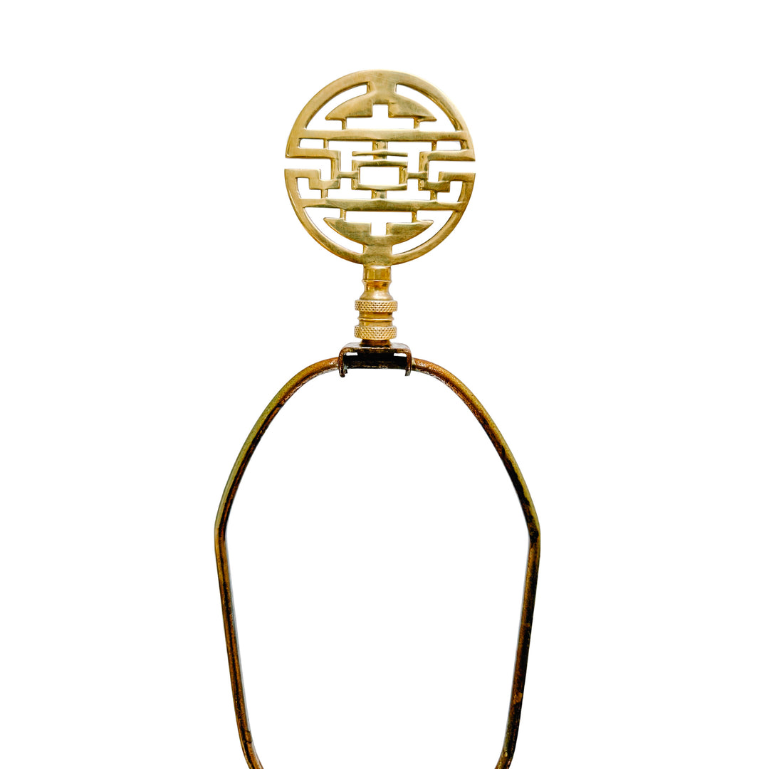 Vintage Chinese 
Powder Blue Double Happiness Ginger Jar Lamps