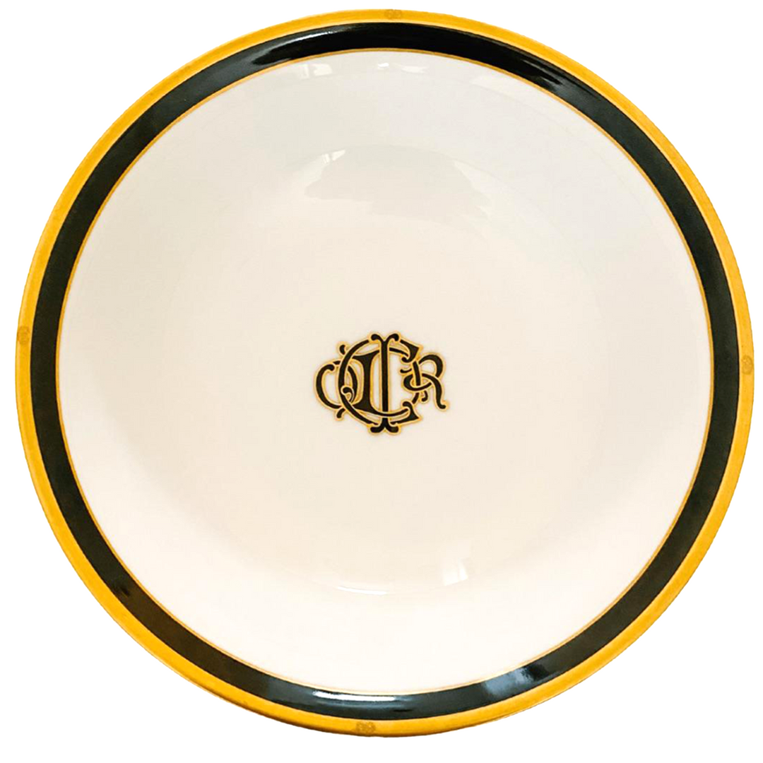 Vintage 1990 Christian Dior Black Monogram Vegetable Bowl