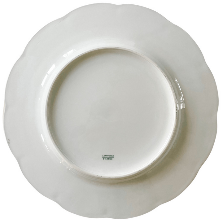 French Limoges Dinner Plates With Fragonard Lovers Scenes, Set of 12