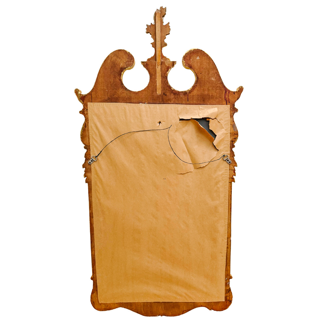 Vintage Italian Georgian Style Parcel Gilt Wall Mirrors