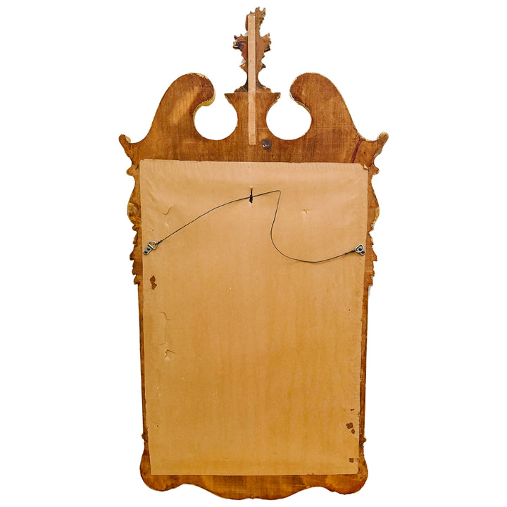 Vintage Italian Georgian Style Parcel Gilt Wall Mirrors