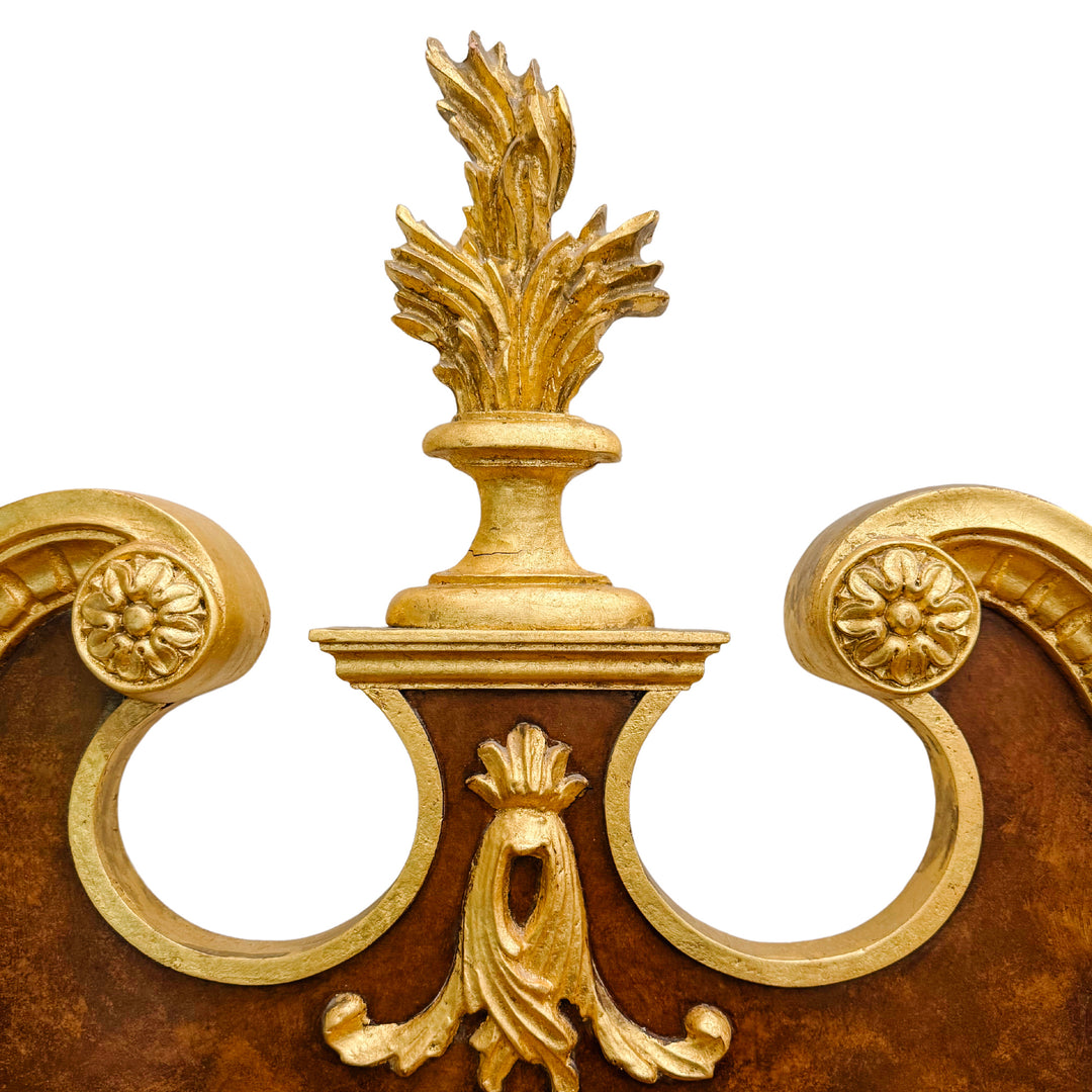 Vintage Italian Georgian Style Parcel Gilt Wall Mirrors