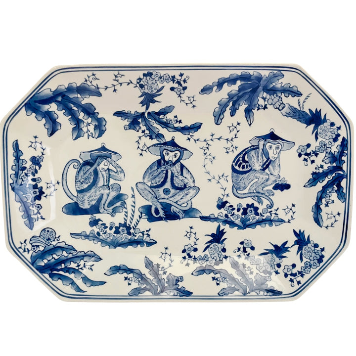 Vintage 'The Three Wise' Monkeys Decorative Platter