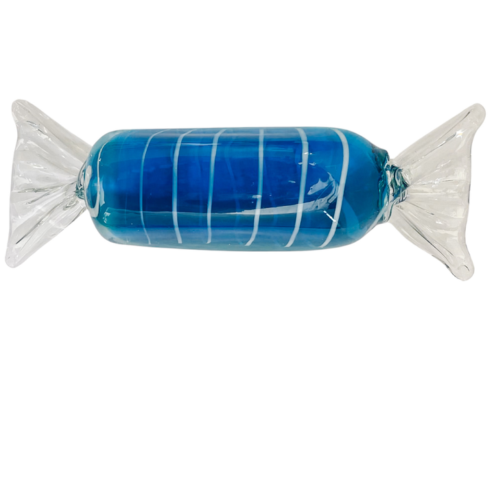 Vintage Extra Large Blue Murano Glass Candies