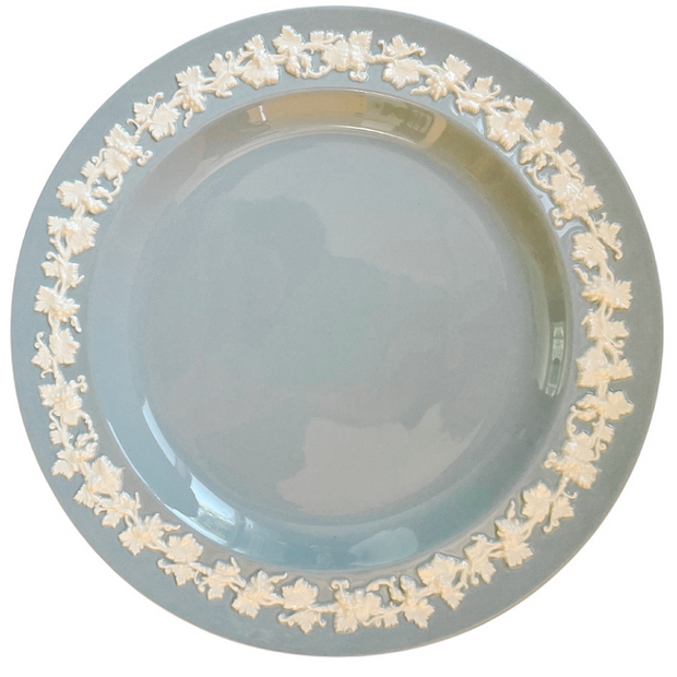 Wedgwood Cream Color on Lavender Dinner Plates