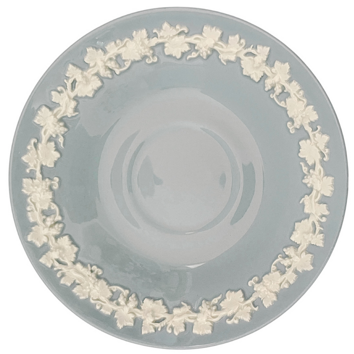Wedgwood Cream Color on Lavender Tea Cups With Saucers