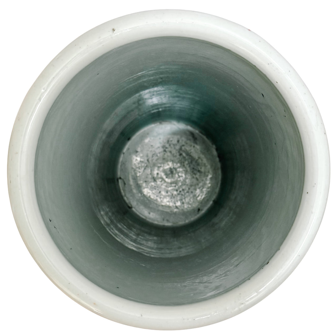 X-Large Chinese Famille Verte Porcelain Umbrella Stand