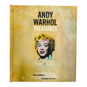 Andy Warhol Treasures Hardcover Book With Inserts From Personal Archive