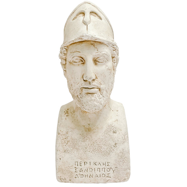 Pericles Plaster Portrait Bust Sculpture