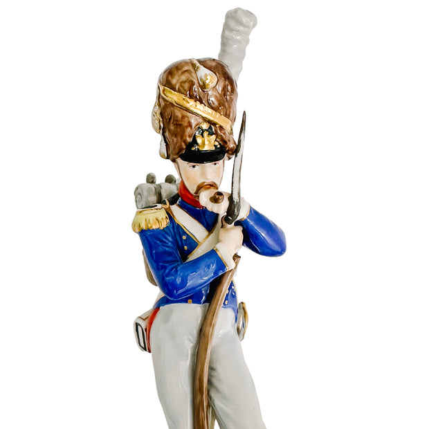 Antique German Rudolstadt Napoleonic Soldier Figurine
