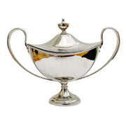 Late 20th Century Nickel Silver Decorative Soup Tureen