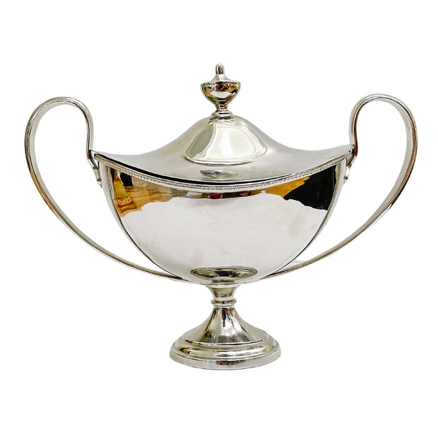 Late 20th Century Nickel Silver Decorative Soup Tureen