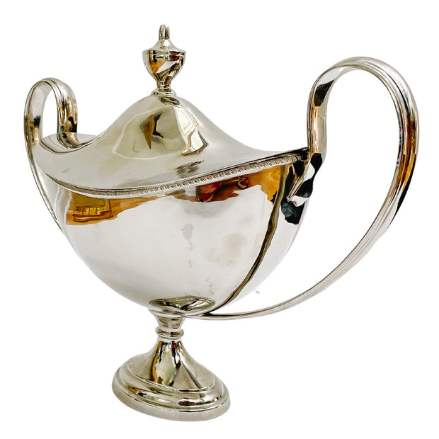 Late 20th Century Nickel Silver Decorative Soup Tureen