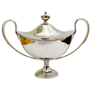 Late 20th Century Nickel Silver Decorative Soup Tureen