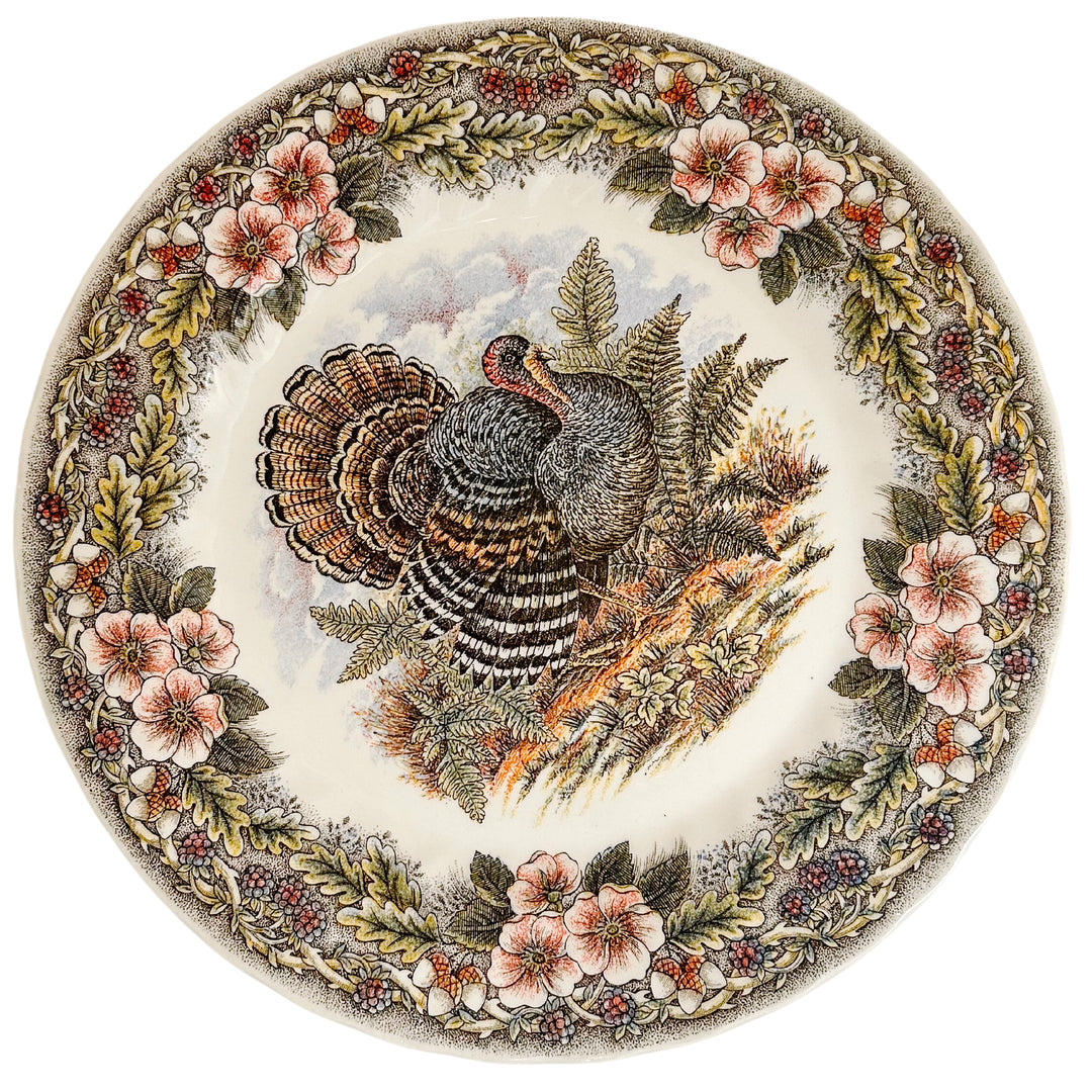 Queen's Thanksgiving Single Turkey Dinner Plate