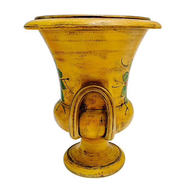 Italian Gilt Handles Neoclassical Cachepot Urn